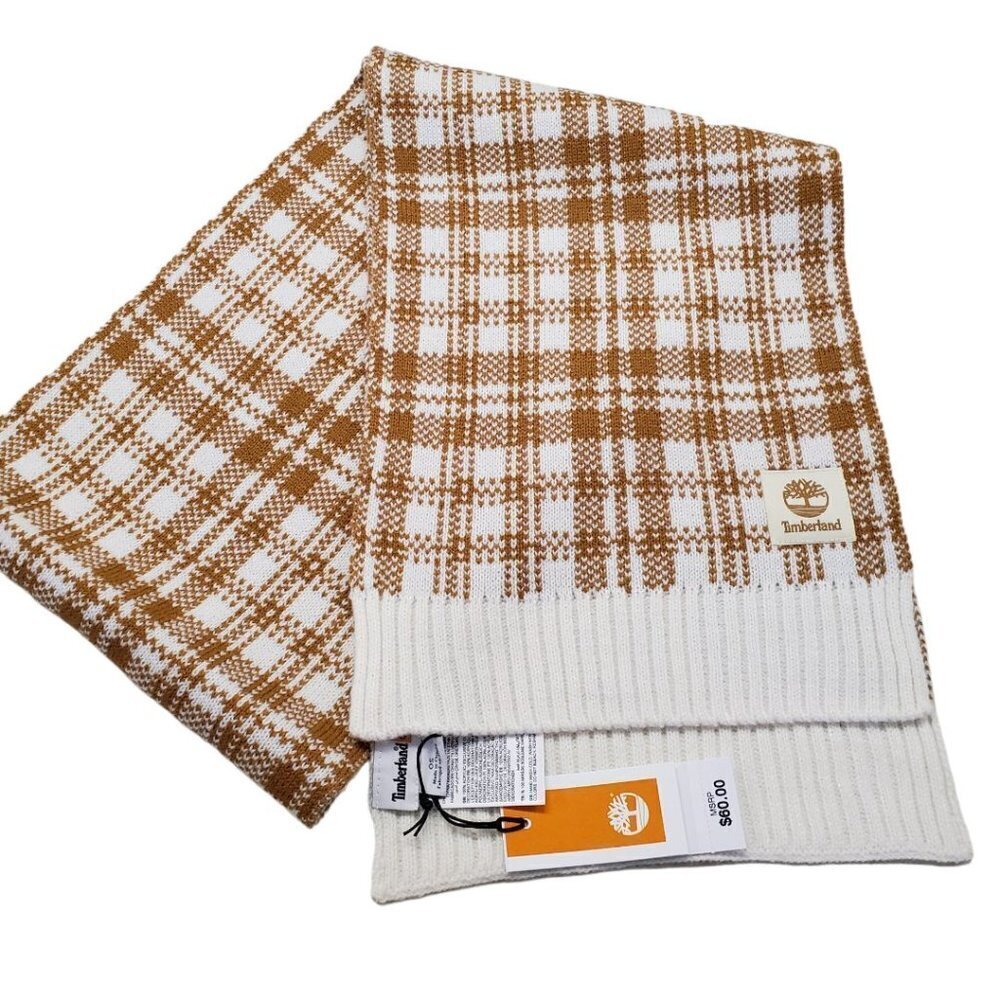 Timberland NEW Thick Plaid Scarf - New with Tags